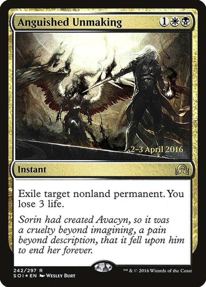 Anguished Unmaking