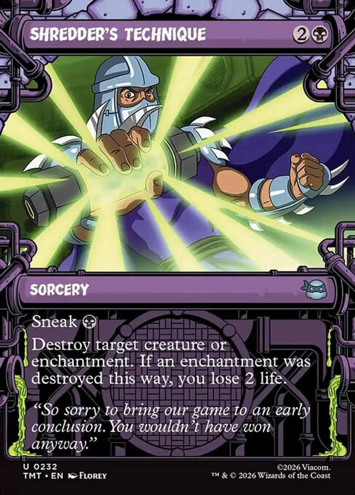 Shredder's Technique
