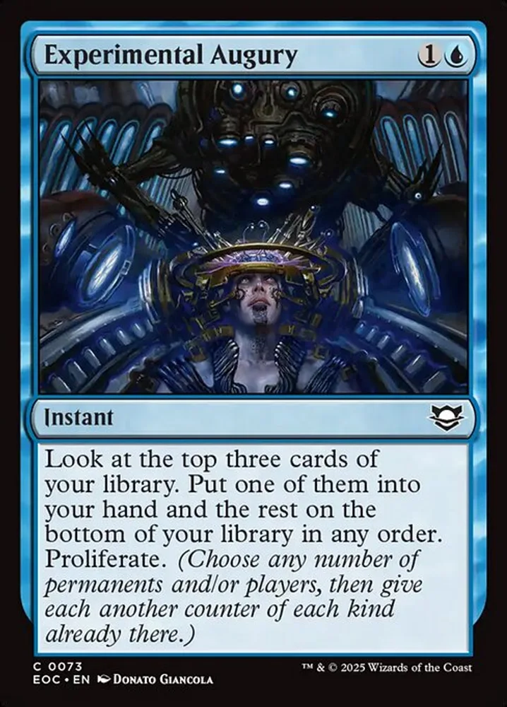 Experimental Augury