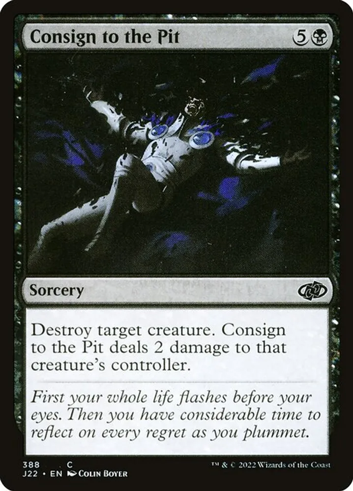 Consign to the Pit