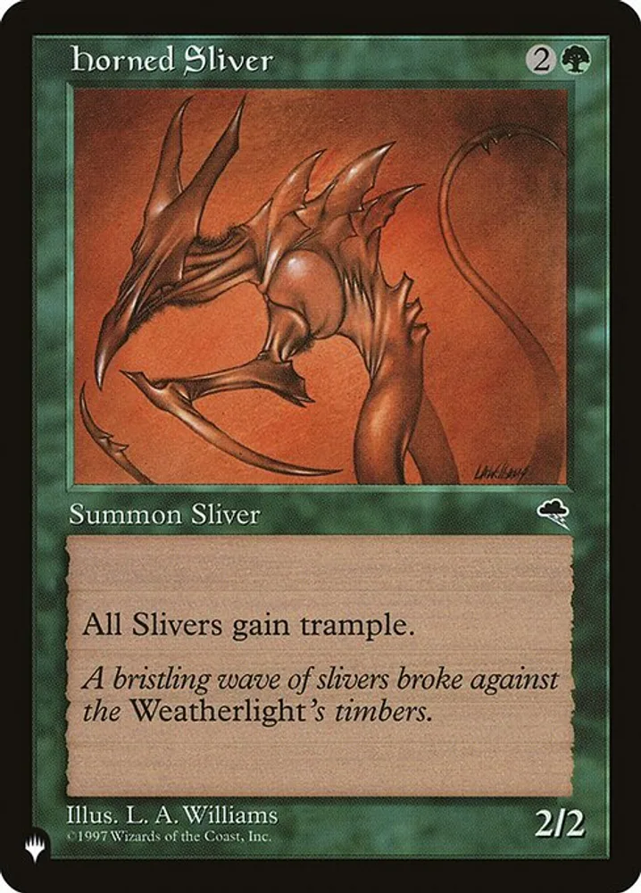 Horned Sliver
