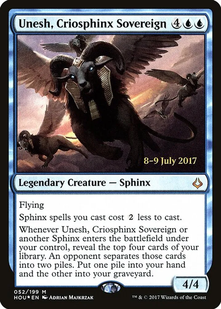 Unesh, Criosphinx Sovereign