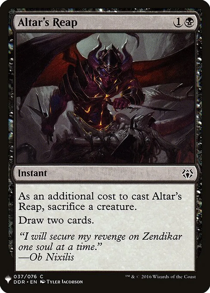 Altar's Reap