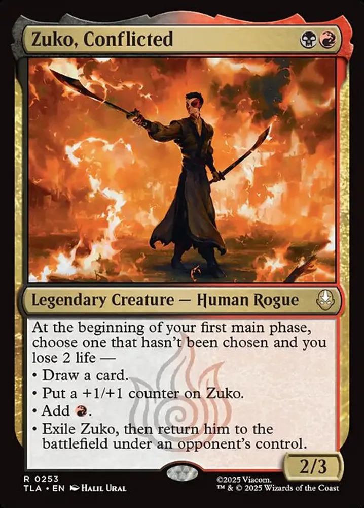 Zuko, Conflicted