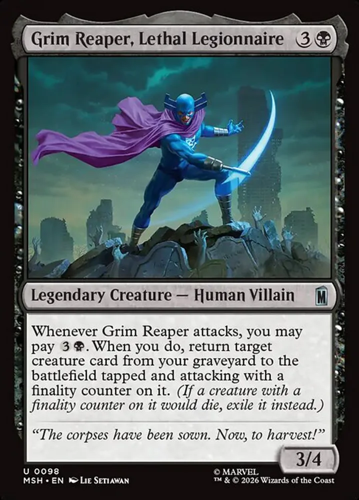 Grim Reaper, Lethal Legionnaire