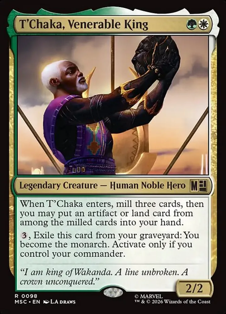 T'Chaka, Venerable King