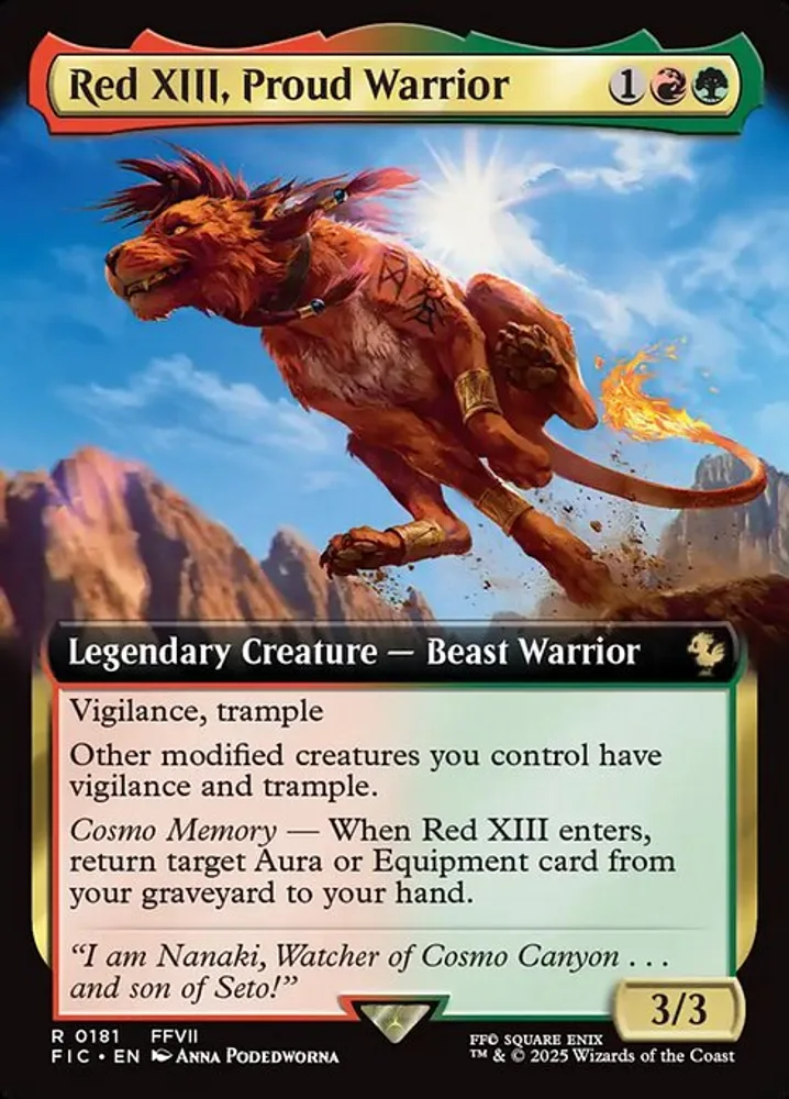 Red XIII, Proud Warrior