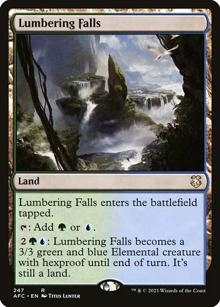 Lumbering Falls