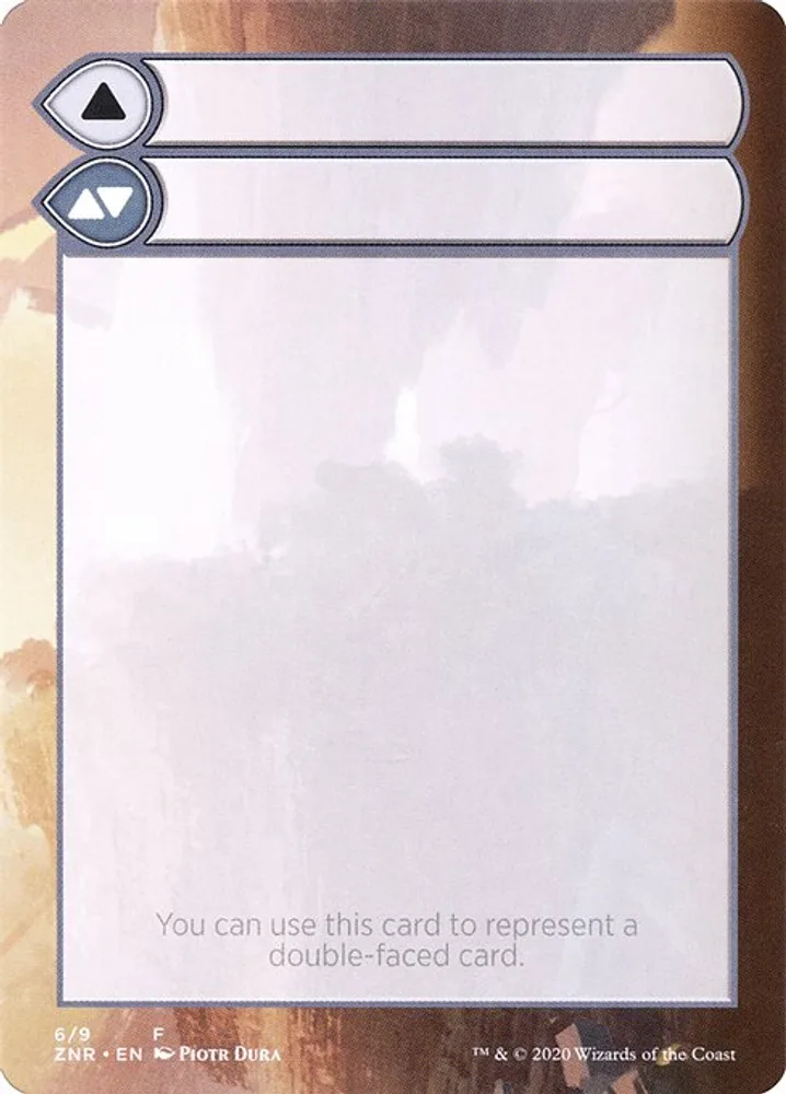 Double-Faced Substitute Card