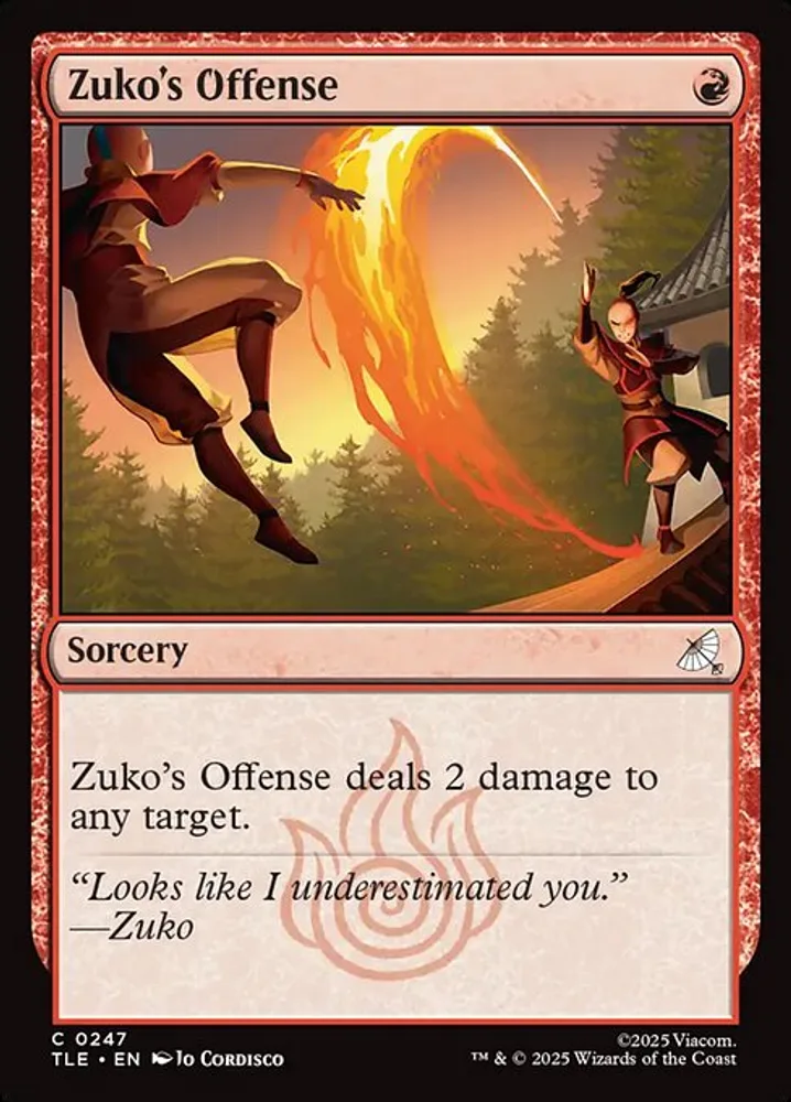 Zuko's Offense