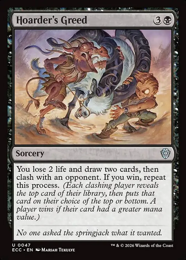 Hoarder's Greed