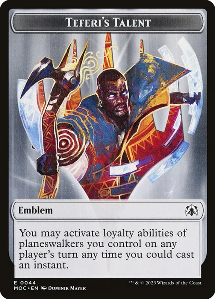 Teferi's Talent Emblem