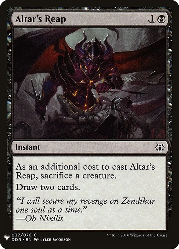 Altar's Reap