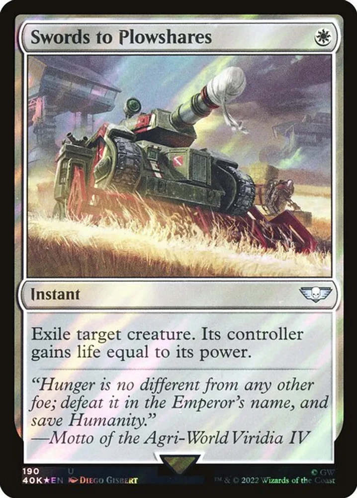 Swords to Plowshares