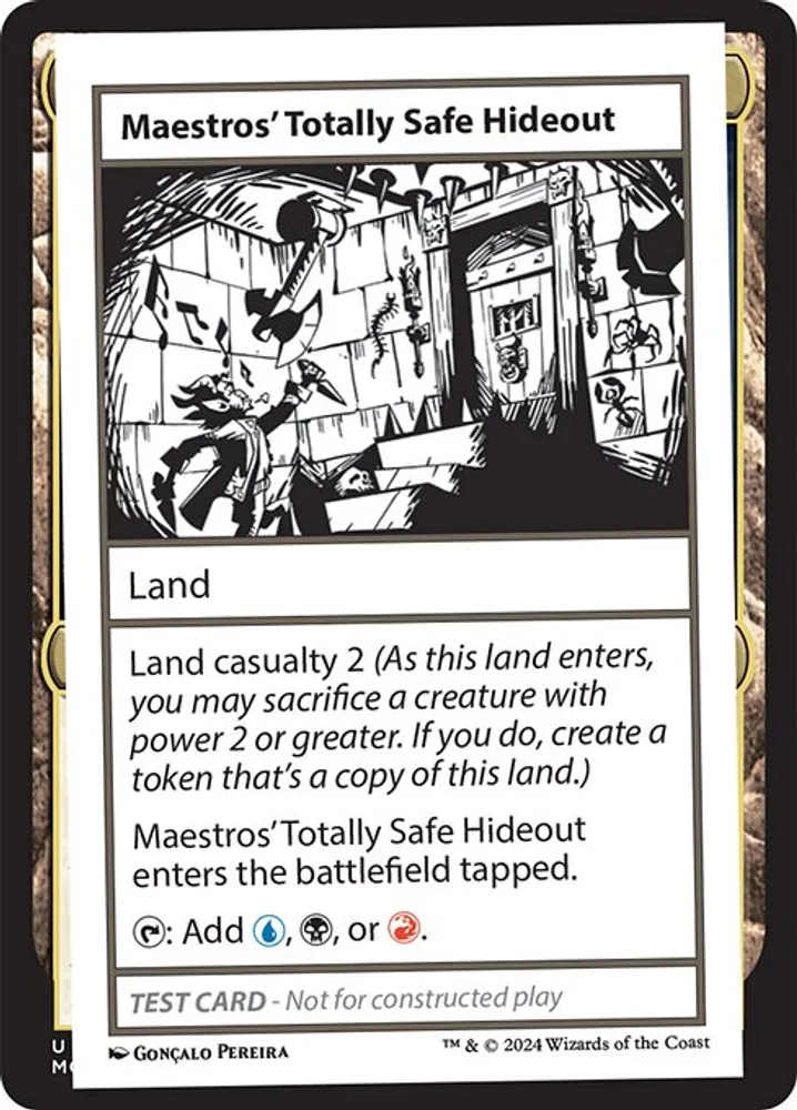 Maestros' Totally Safe Hideout