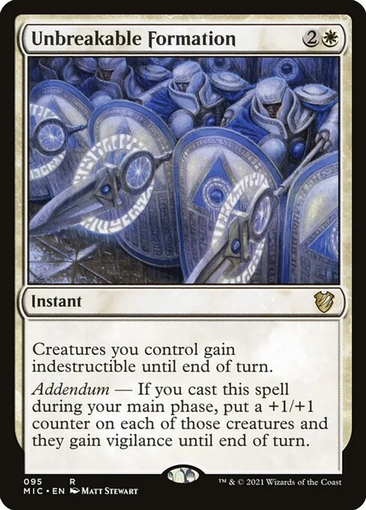 Unbreakable Formation