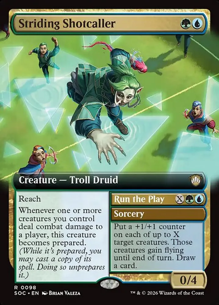 Striding Shotcaller // Run the Play