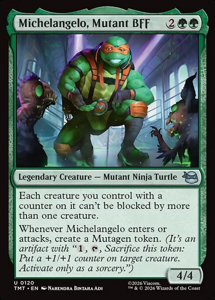 Michelangelo, Mutant BFF