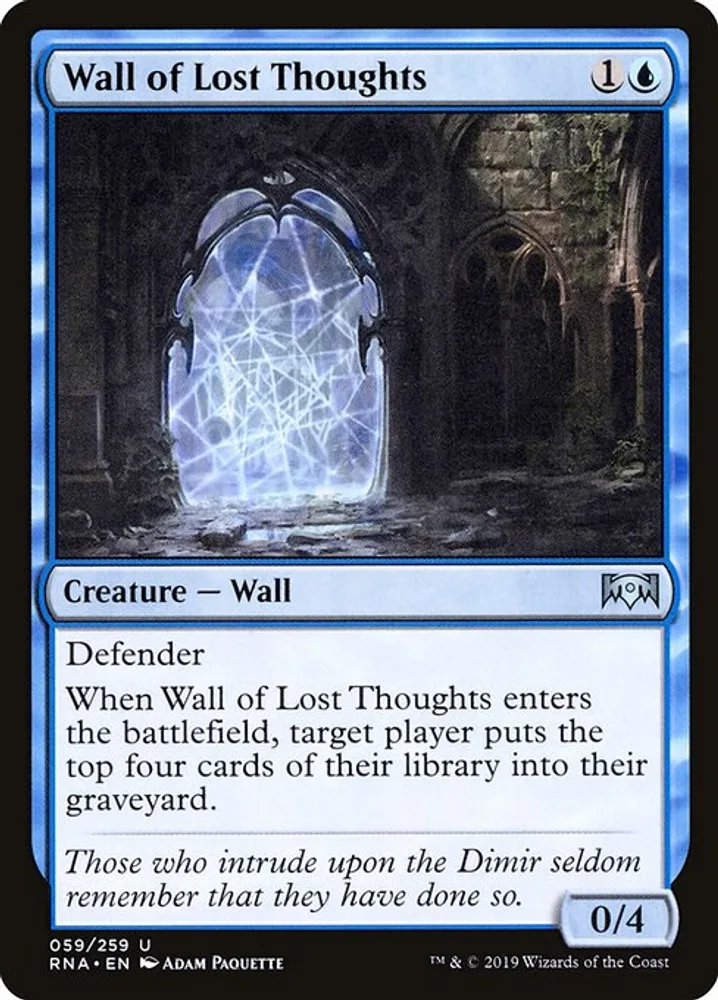 Wall of Lost Thoughts