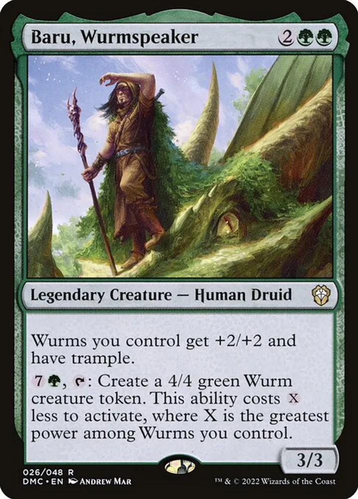 Baru, Wurmspeaker