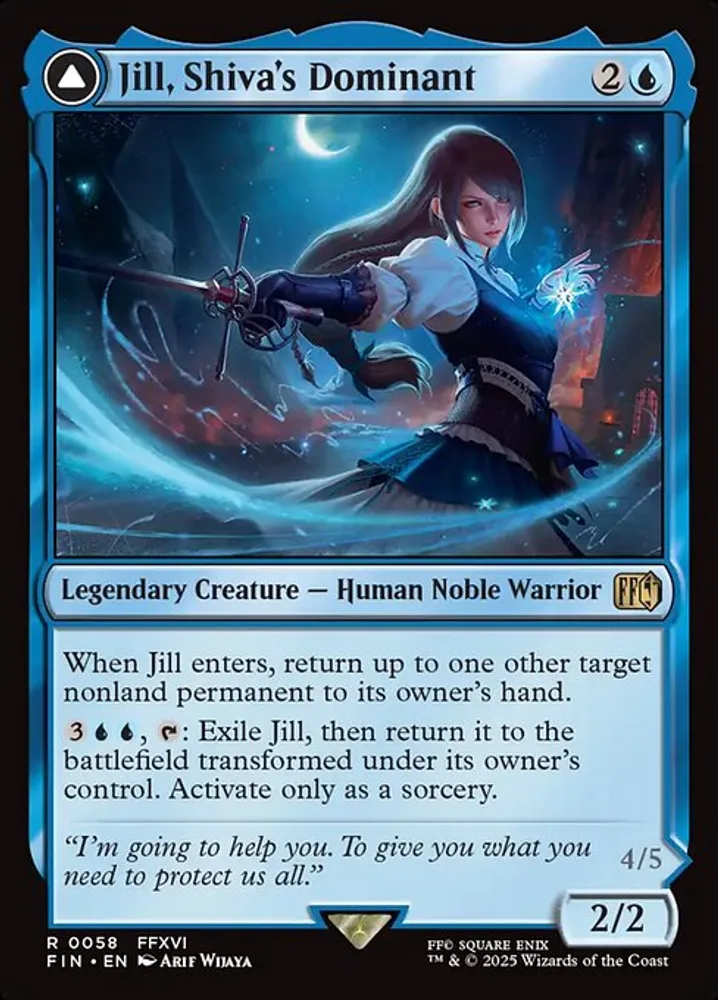 Jill, Shiva's Dominant // Shiva, Warden of Ice
