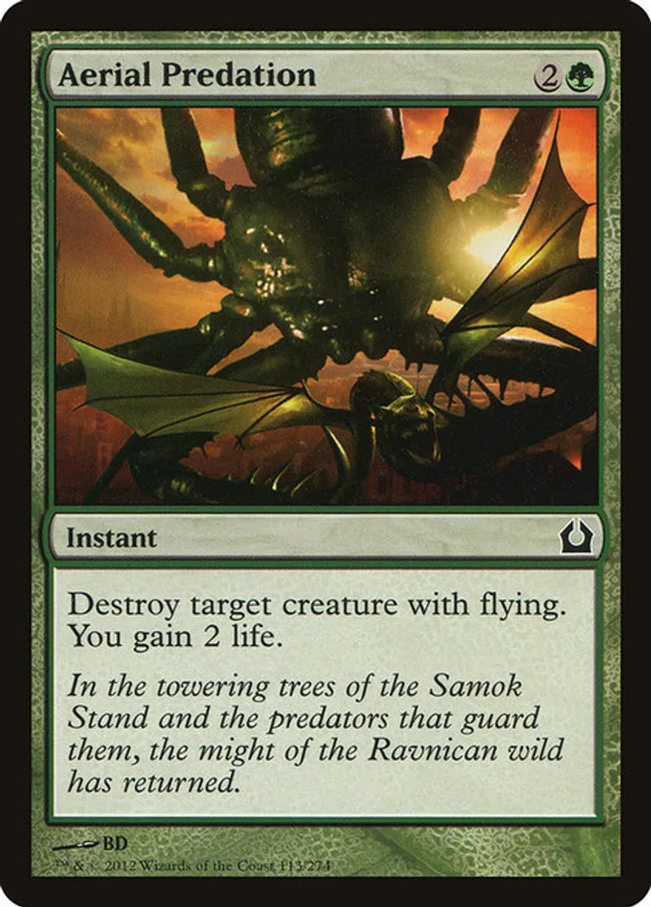 Aerial Predation