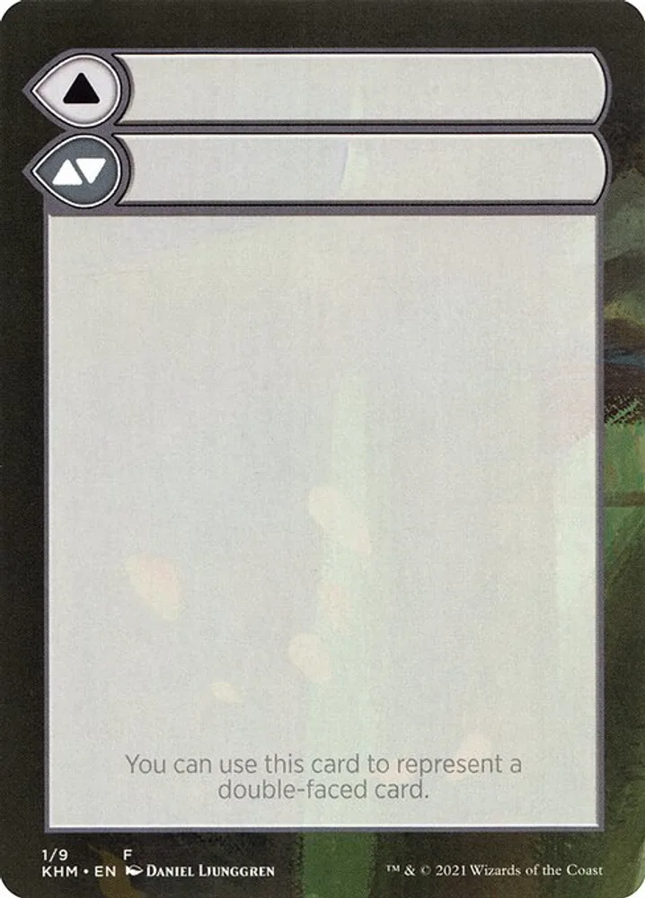 Double-Faced Substitute Card