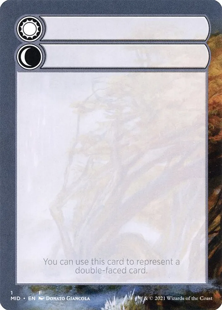 Double-Faced Substitute Card