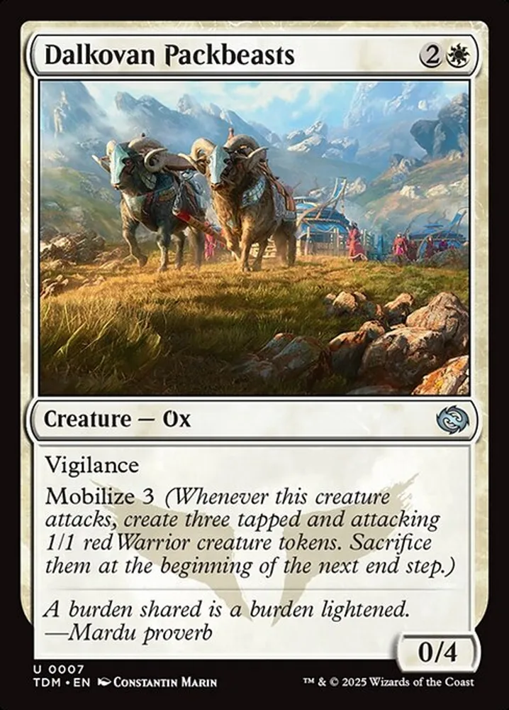 Dalkovan Packbeasts