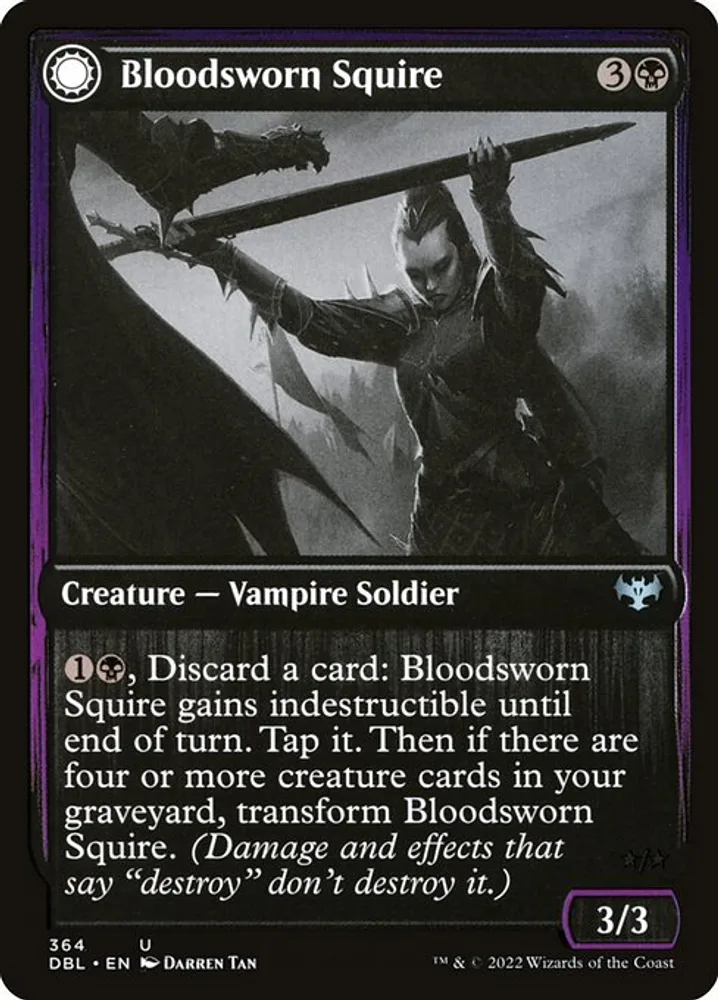 Bloodsworn Squire // Bloodsworn Knight