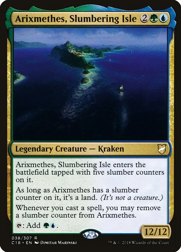 Arixmethes, Slumbering Isle