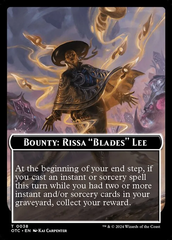 Bounty: Rissa "Blades" Lee // Wanted!