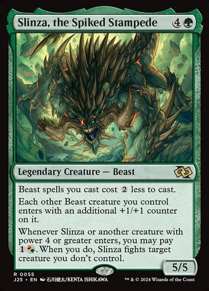 Slinza, the Spiked Stampede