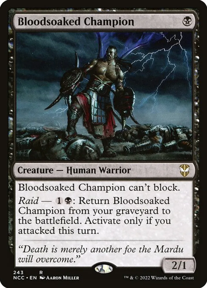 Bloodsoaked Champion