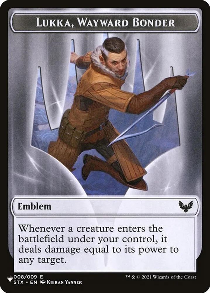 Lukka, Wayward Bonder Emblem