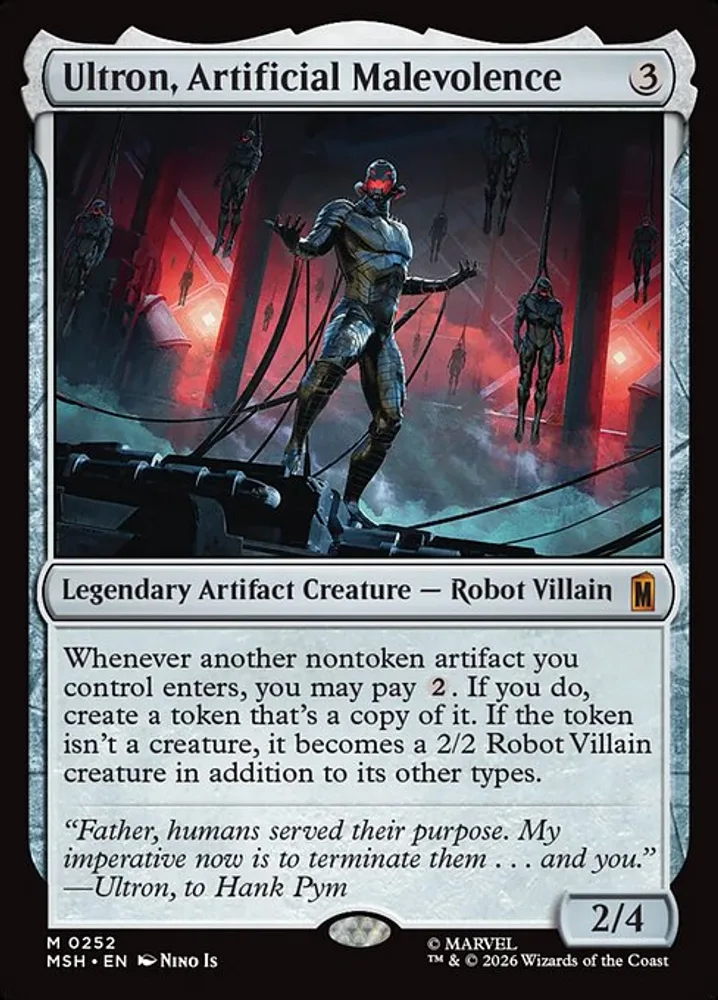 Ultron, Artificial Malevolence