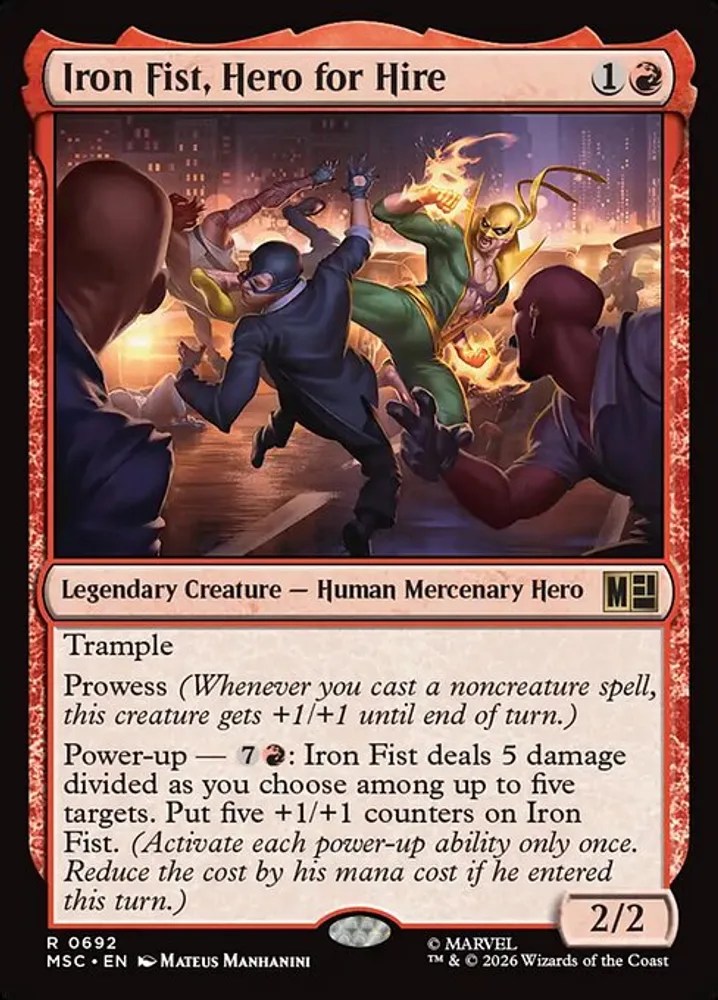 Iron Fist, Hero for Hire