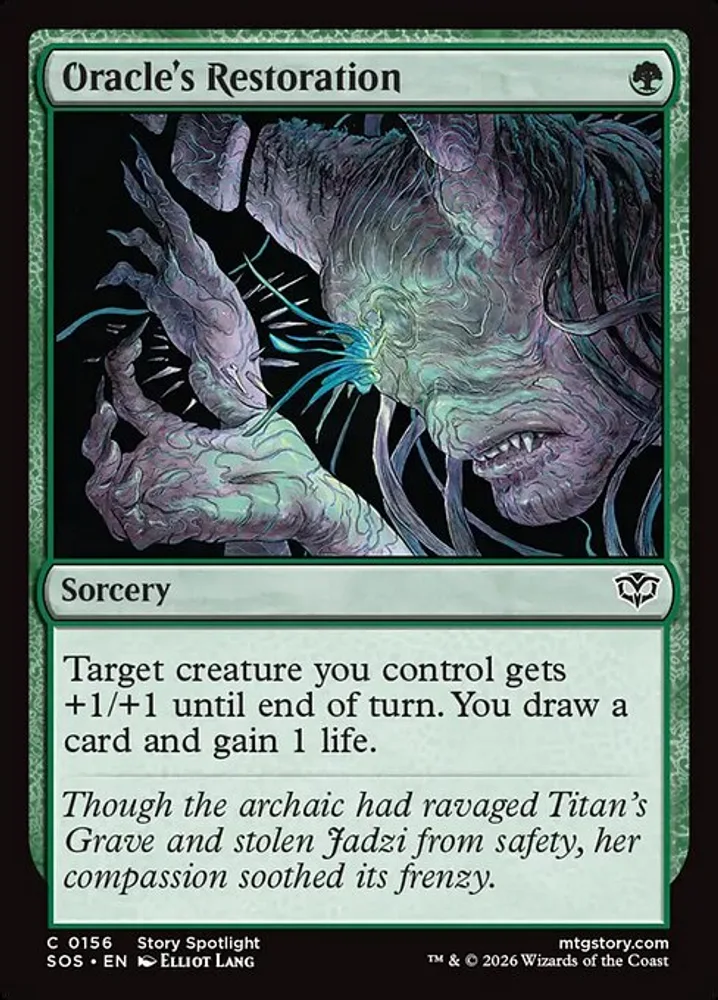 Oracle's Restoration