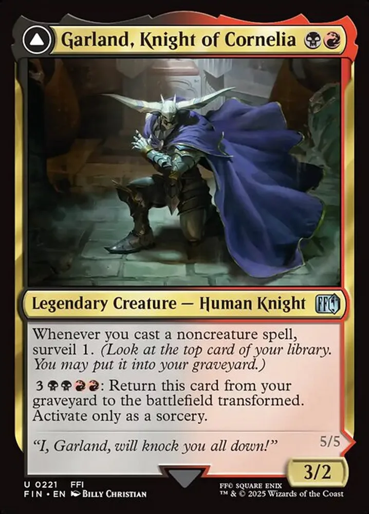 Garland, Knight of Cornelia // Chaos, the Endless