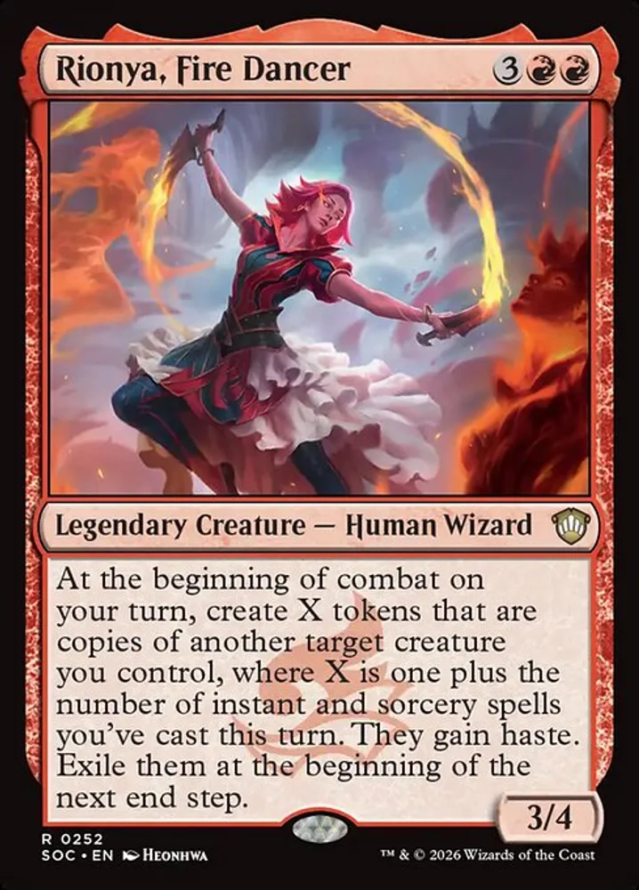 Rionya, Fire Dancer