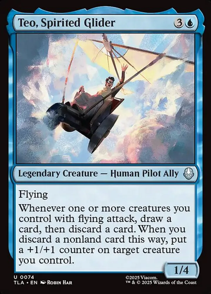 Teo, Spirited Glider