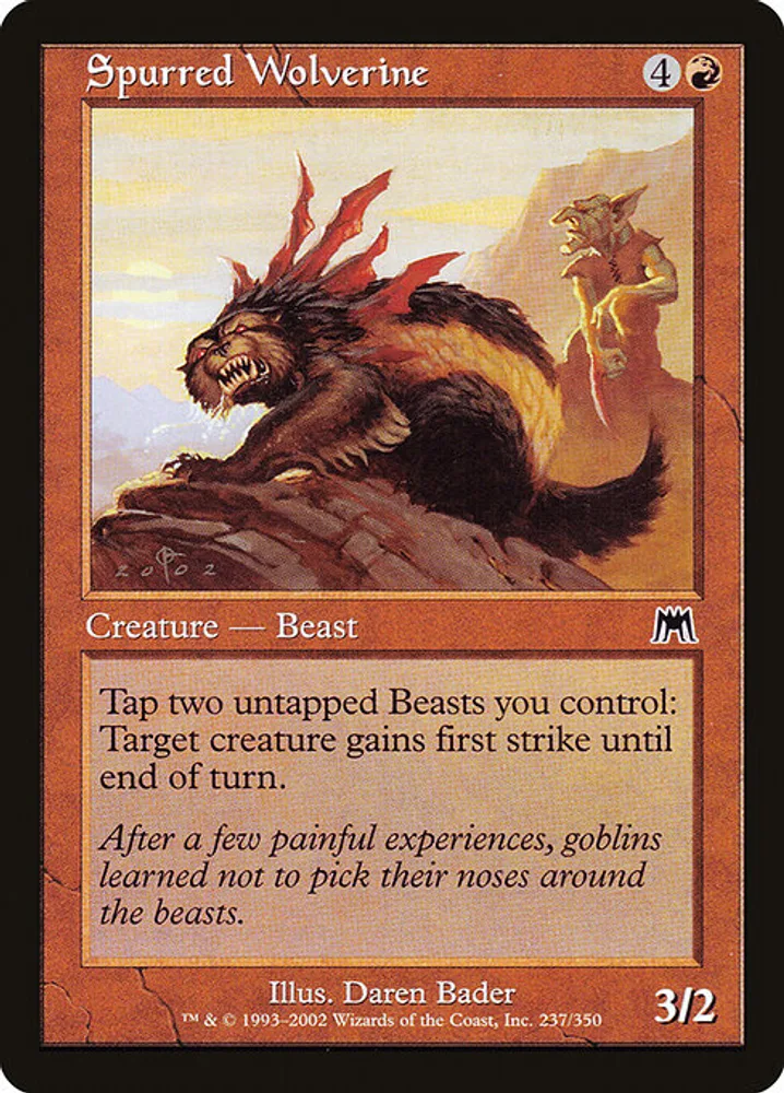 Spurred Wolverine