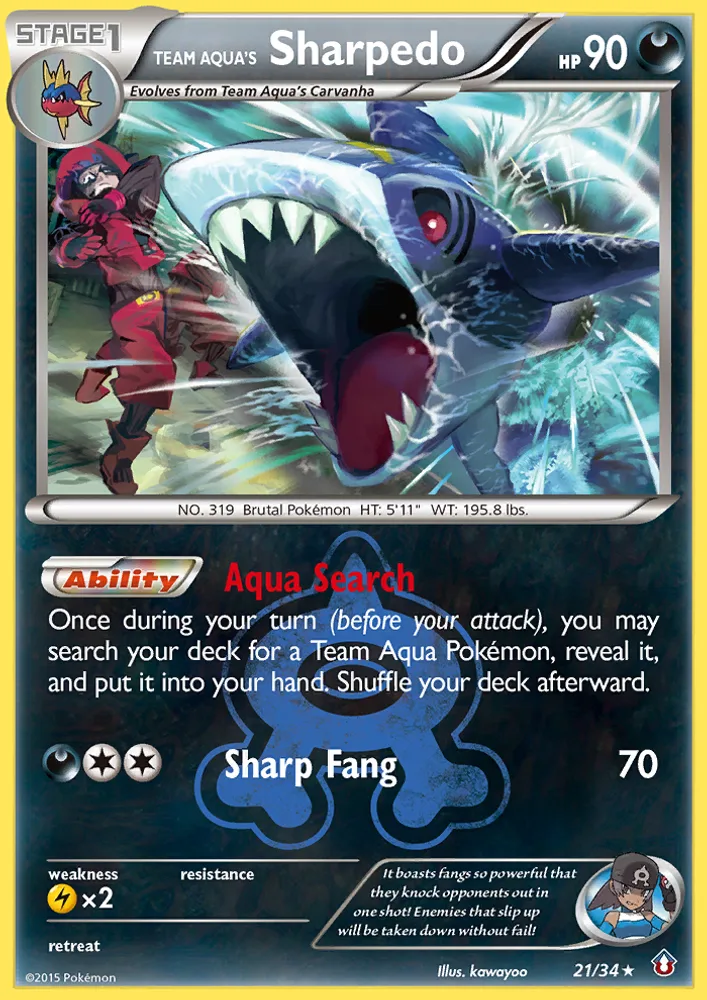Team Aqua's Sharpedo