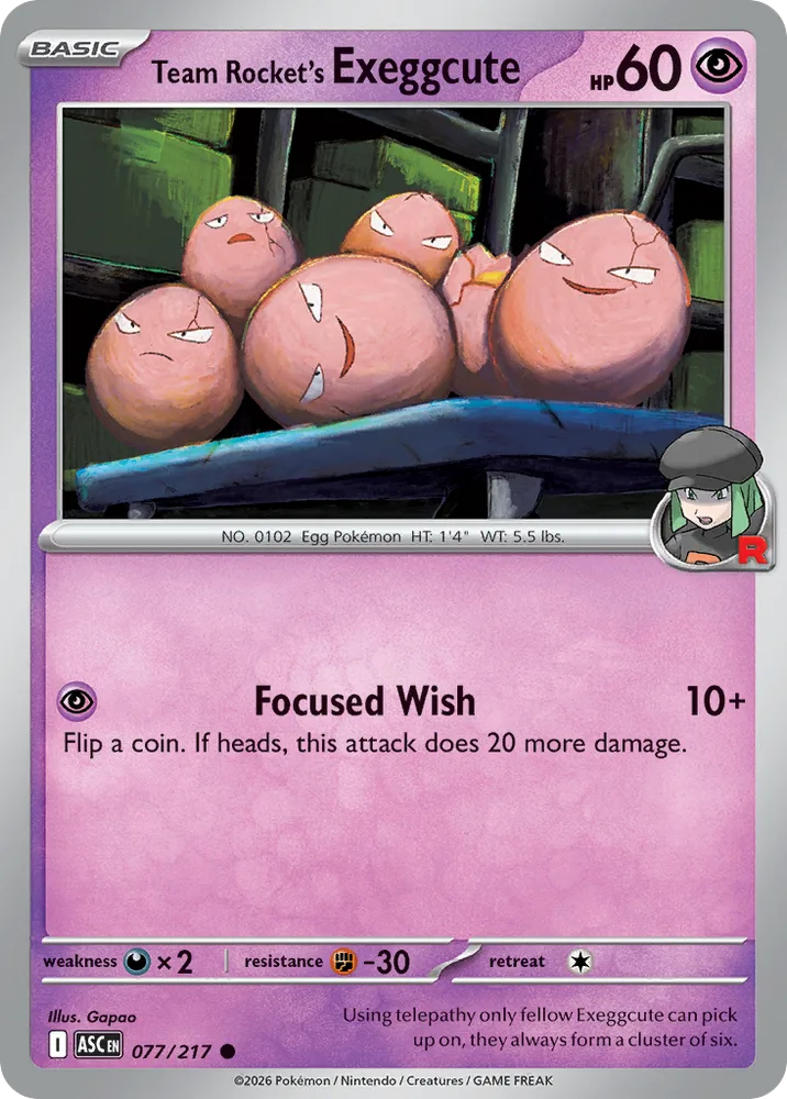 Team Rocket's Exeggcute
