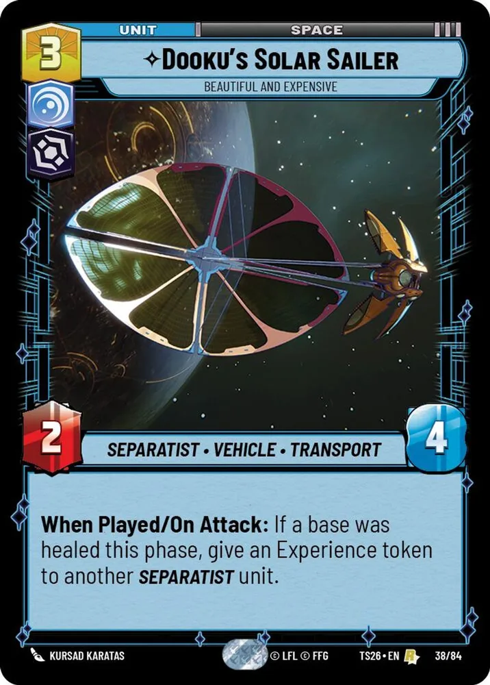 Dooku's Solar Sailer