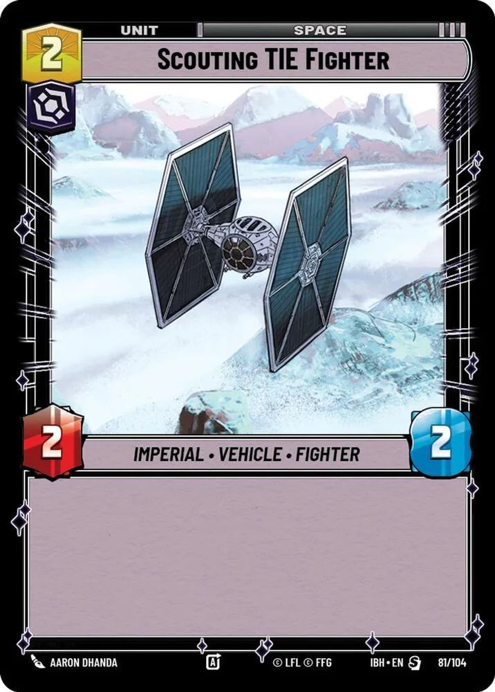 Scouting TIE Fighter