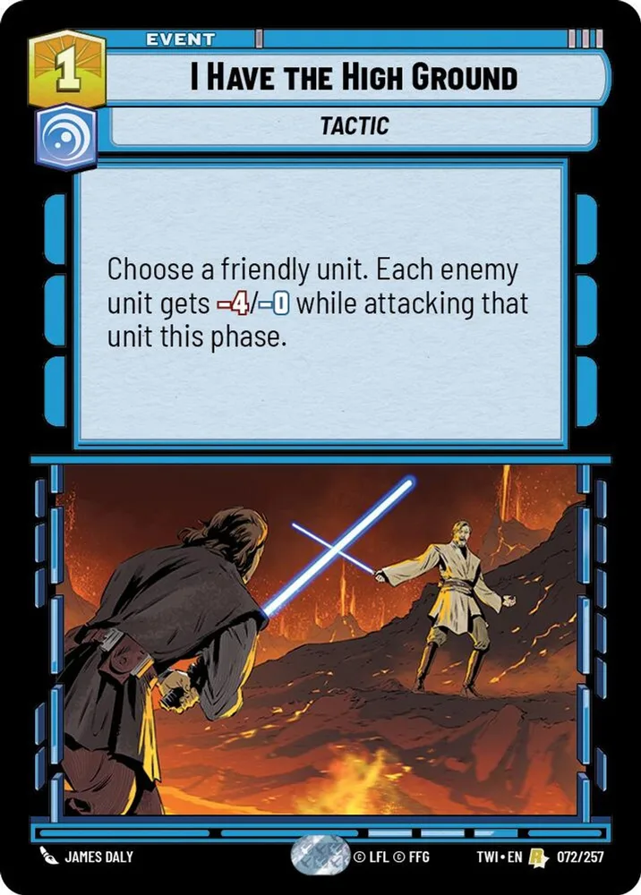 I Have the High Ground