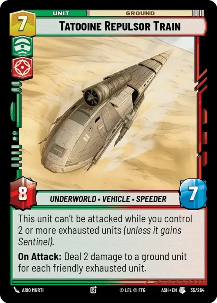 Tatooine Repulsor Train