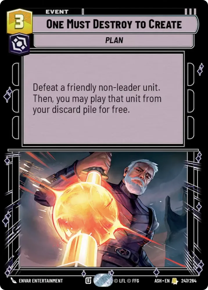 One Must Destroy to Create