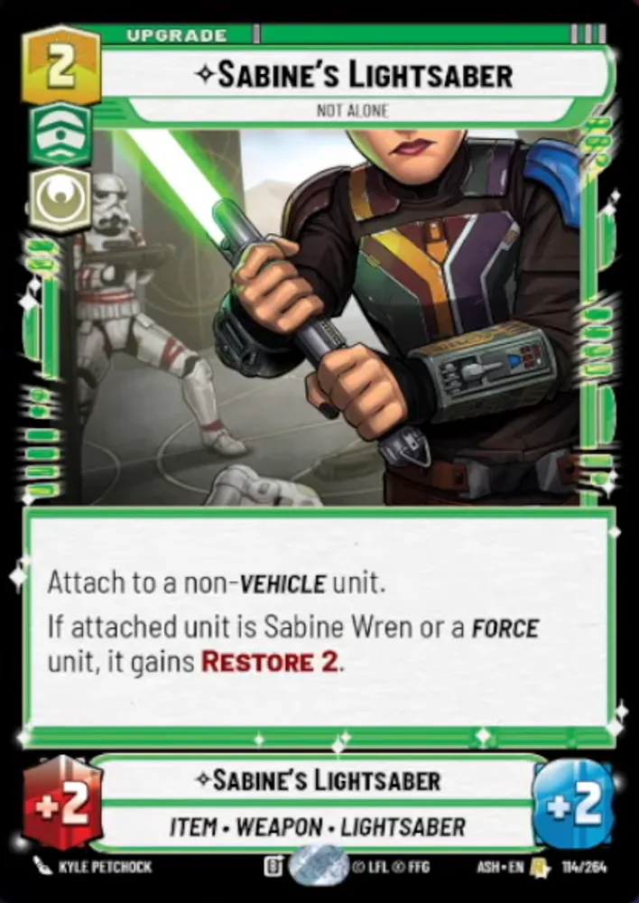 Sabine's Lightsaber